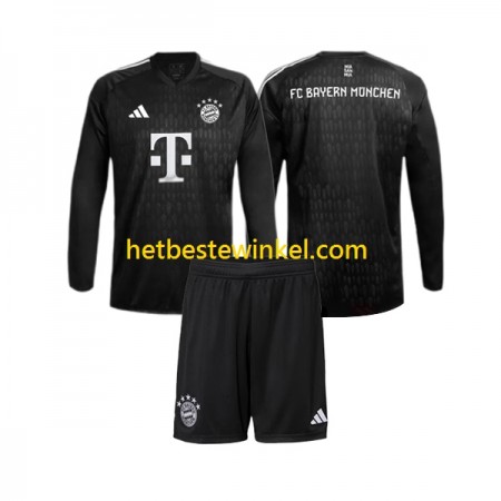 FC Bayern München Voetbalshirts Doelman Kind Thuis 2023-24 - LS